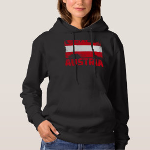 Sudadera Austria Flag Vintage Dolor De Grunge Austríaco Tr