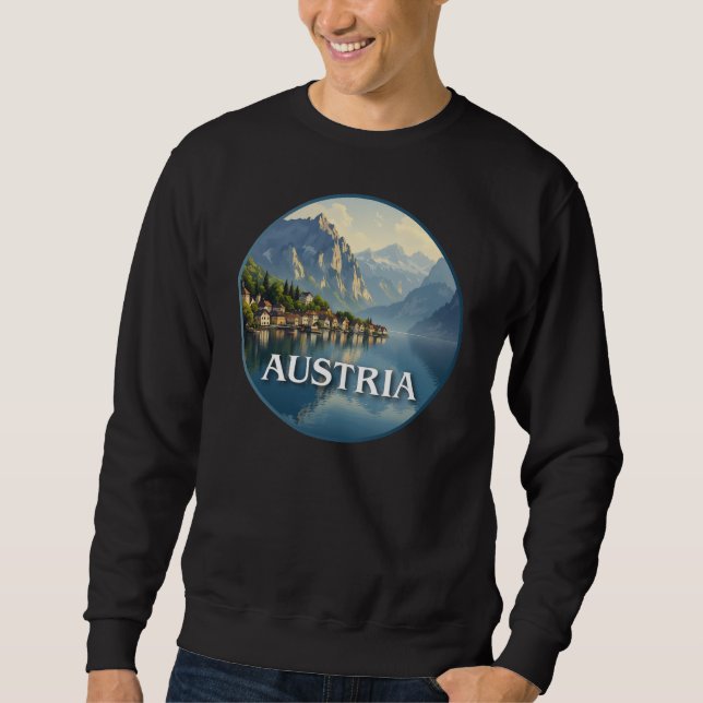 Sudadera Austria Hallstatt Unión Europea (Anverso)