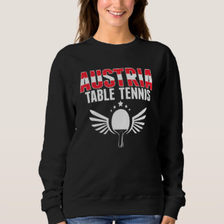 Sudadera Austria Table Tennis     Austrian Ping Pong Suppor