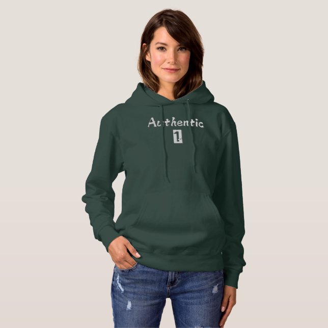 Sudadera Auténtico 1 camiseta (Anverso completo)