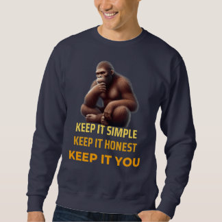 Sudadera Auténtico Autotee: Adoptar la Simplicidad, la Hone