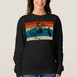 Sudadera Auténtico Hobbista De Esquí Descendente Retro Suns