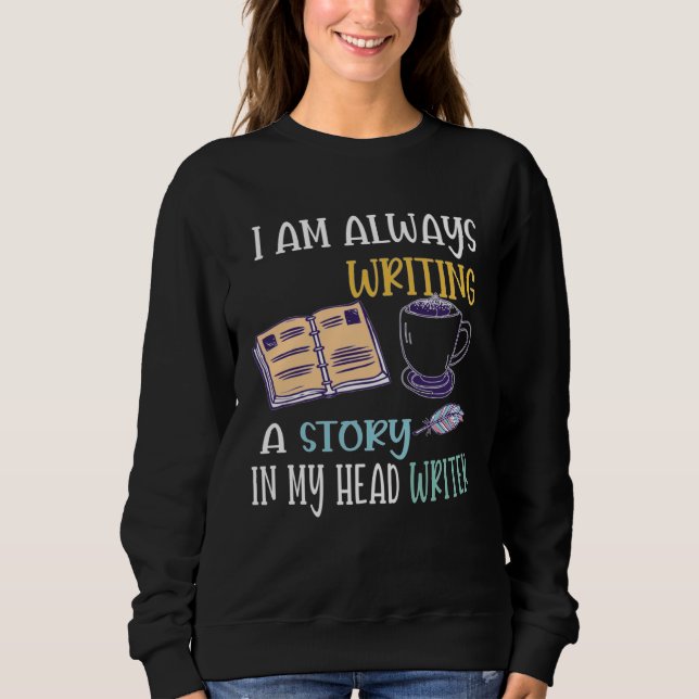 Sudadera Author Journalist Teacher Writing Content Creator  (Anverso)