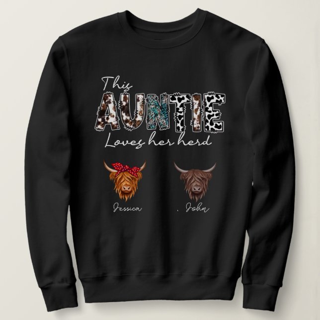 Sudadera Autie ama su rebaño (Anverso del diseño)