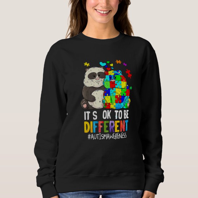 Sudadera Autism Autistic Asperger Syndrom Aspie Puzzle Auti (Anverso)