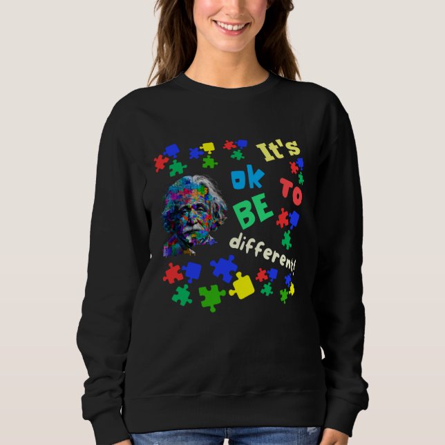 Sudadera Autism Awareness Acceptance Science Ok To Be Diffe (Anverso)