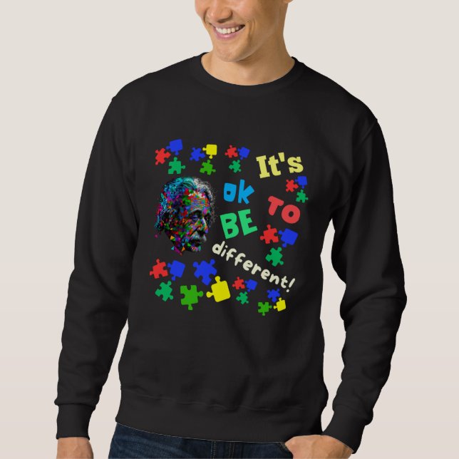 Sudadera Autism Awareness Acceptance Science Ok To Be Diffe (Anverso)