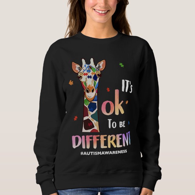 Sudadera Autism Awareness Acceptance Women Kid Its Ok To Be (Anverso)