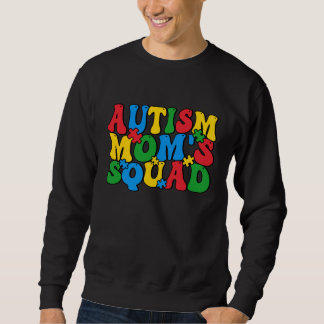 Sudadera Autism Awareness Autism Mom's Squad Puzzle Pieces 