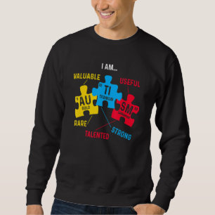 Sudadera Autism Awareness Costume Hombres Cuadro Periódico