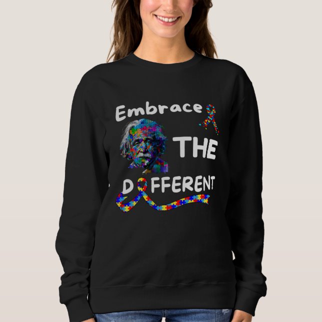 Sudadera Autism Awareness Embrace Different Unmasking Autis (Anverso)