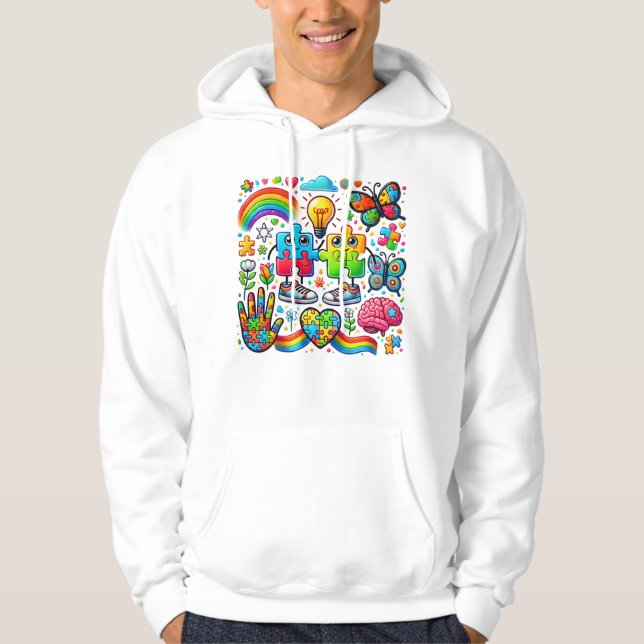 Sudadera Autism Awareness Hoodie (Anverso)