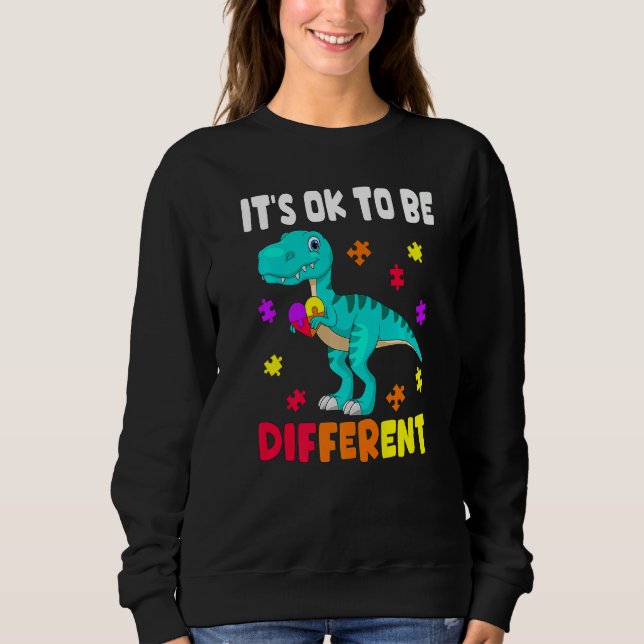 Sudadera Autism Awareness It's Ok To Be Different Autism Di (Anverso)