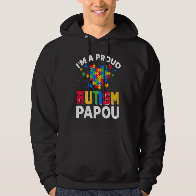 Sudadera Autism Awareness Matching Family I'm a Proud Autis (Anverso)