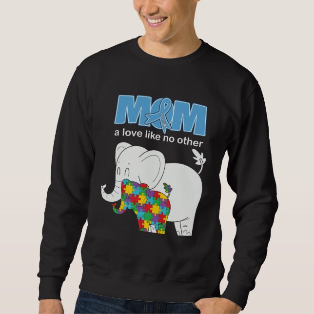 Sudadera Autism Awareness Mom Love Proud Autistic Son Daugh (Anverso)