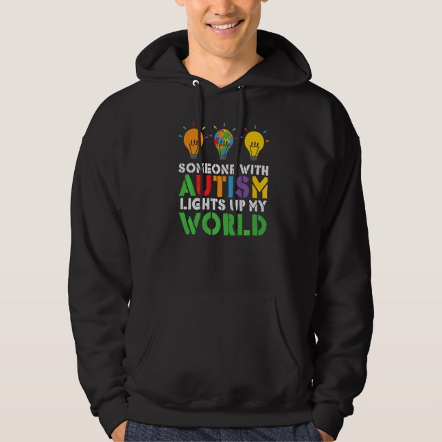 Sudadera Autism Awareness Month Autistic Family Lucky Graph (Anverso)