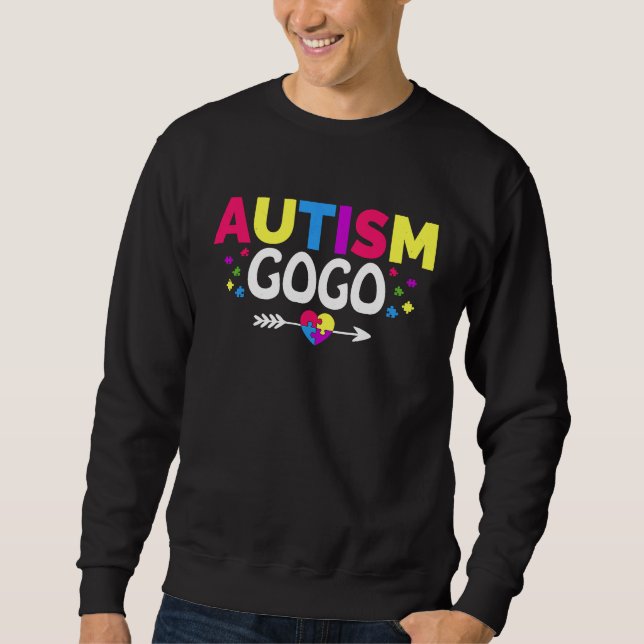 Sudadera Autism Awareness Month Family Matching Cute Autism (Anverso)