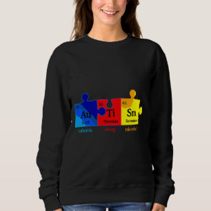 Sudadera Autism Awareness Puzzle Chemical Element