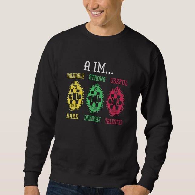Sudadera Autism Awareness Puzzle Mesa Periódica Elementos A (Anverso)