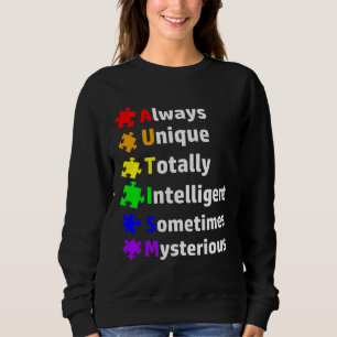 Sudadera Autism Awareness Puzzle Ribbon Mes Especificación