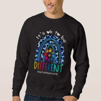 Sudadera Autism Awareness Rainbow Women Kid Its Ok To Be Di