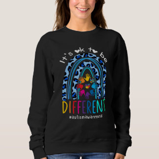 Sudadera Autism Awareness Rainbow Women Kid Its Ok To Be Di