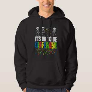 Sudadera Autism Awareness Skeleton It X27 S Ok To Be Differ
