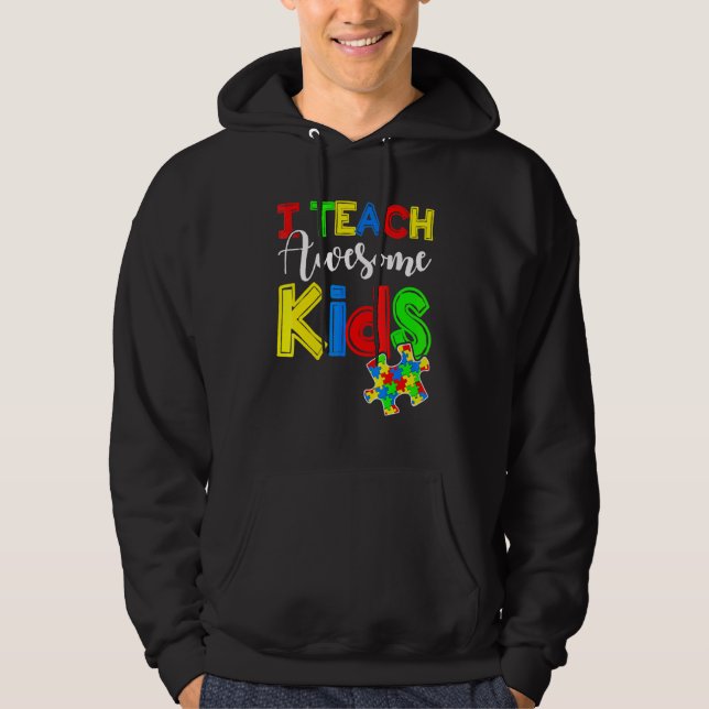 Sudadera Autism Awareness Special Ed Teacher S (Anverso)