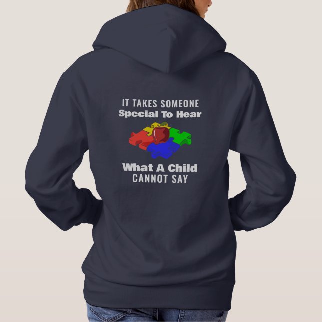 Sudadera Autism Awareness Special Education Needs Teachers (Reverso)