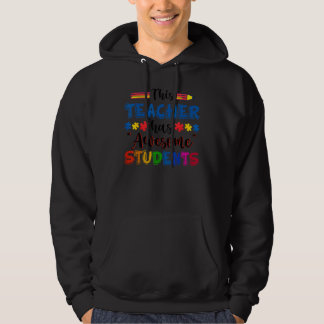 Sudadera Autism Awareness This Teacher Has Awesome Students