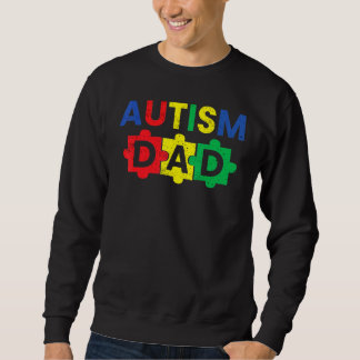 Sudadera Autism Dad Fathering Autism Support Awareness Mont