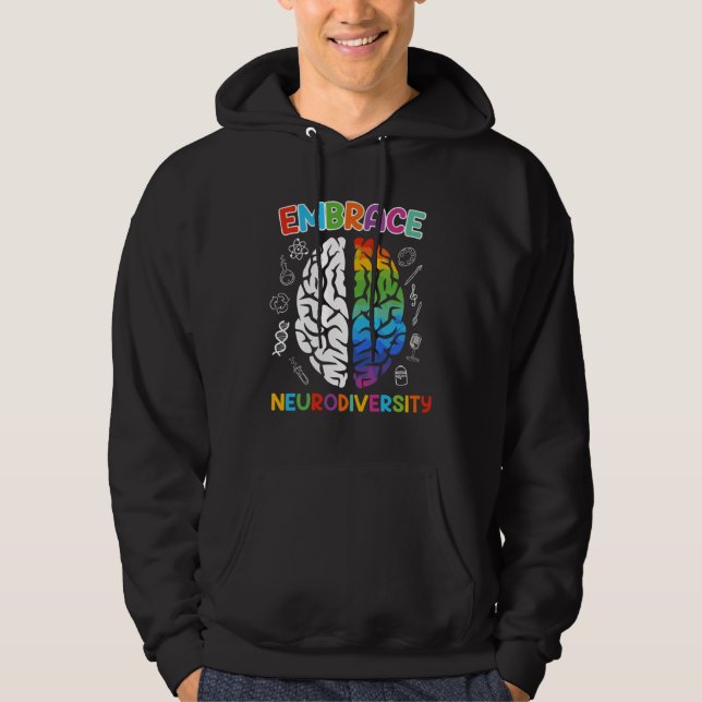 Sudadera Autism Embrace Neurodiversity Autistics Awareness  (Anverso)