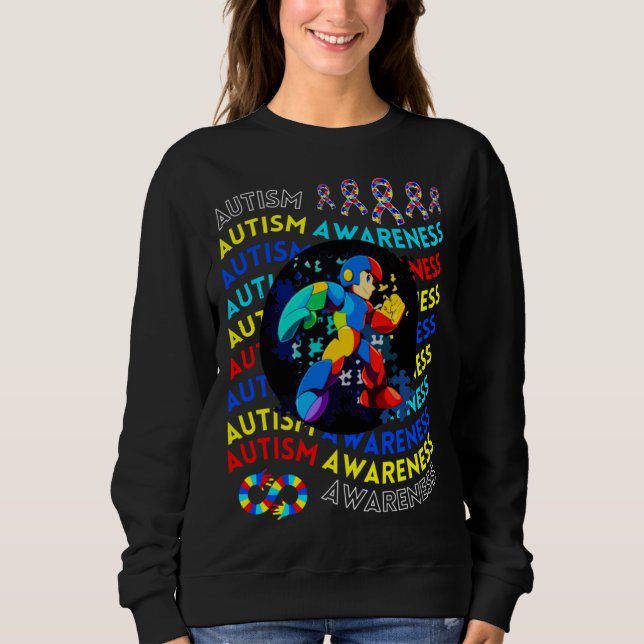 Sudadera Autism Gamer Navigating Autism Autism Mom Dad Gami (Anverso)