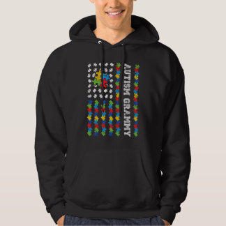 Sudadera Autism Grammy American Flag Autism Awareness