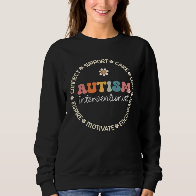 Sudadera Autism Interventionist Appreciation Week Back to S (Anverso)