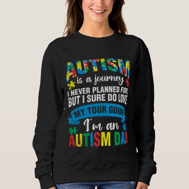 Sudadera Autism Journey Tour Guide Mom Support Autistic Awa (Anverso)