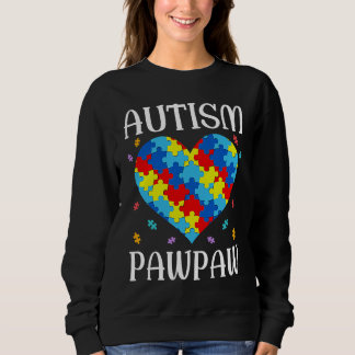 Sudadera Autism Pawpaw Matching Family Heart Autism Awarene