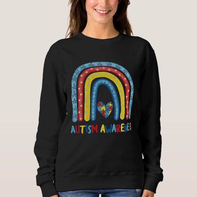 Sudadera Autism Rainbow (Anverso)