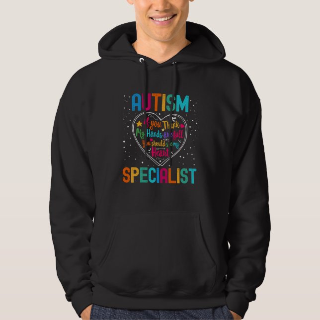 Sudadera Autism Specialist Appreciation Week Back to School (Anverso)