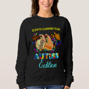 Sudadera Autism Teacher Sloth Learner Special Edition
