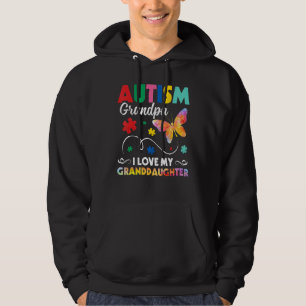Sudadera Autismo Abuelo Amo A Mi Nieta Mariposa