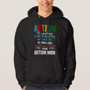 Sudadera Autismo-Autismo Es Un Viaje De Mi Mamá Autismo