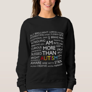 Sudadera Autismo-autismo Soy más que autismo nuevo
