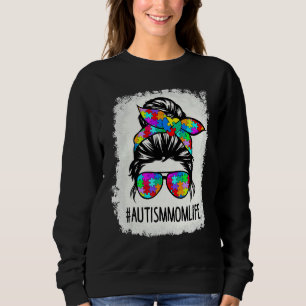 Sudadera Autismo autista Conciencia de mamá Vida Mujeres bl