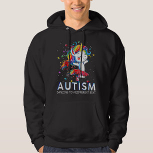 Sudadera Autismo Bailando Al Ritmo De Un Unicornio Diferent
