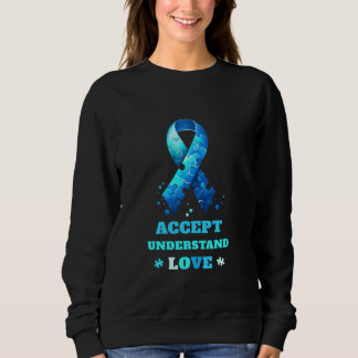 Sudadera Autismo Camisas Mujeres Hombres Aceptan Entender E