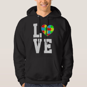 Sudadera Autismo Conciencia Amor Autismo Apoyo familiar al 