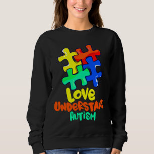 Sudadera Autismo Conciencia Amor Entender el Autismo