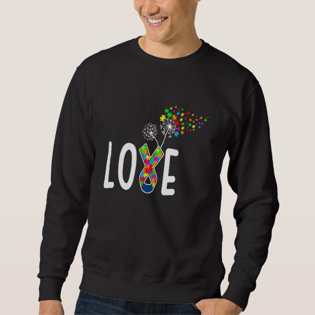 Sudadera Autismo Conciencia Amor No Necesidades Palabras Ap (Anverso)