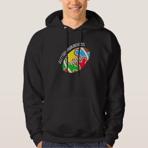 Sudadera Autismo Conciencia Autismo Autismo Apoyo al fútbol